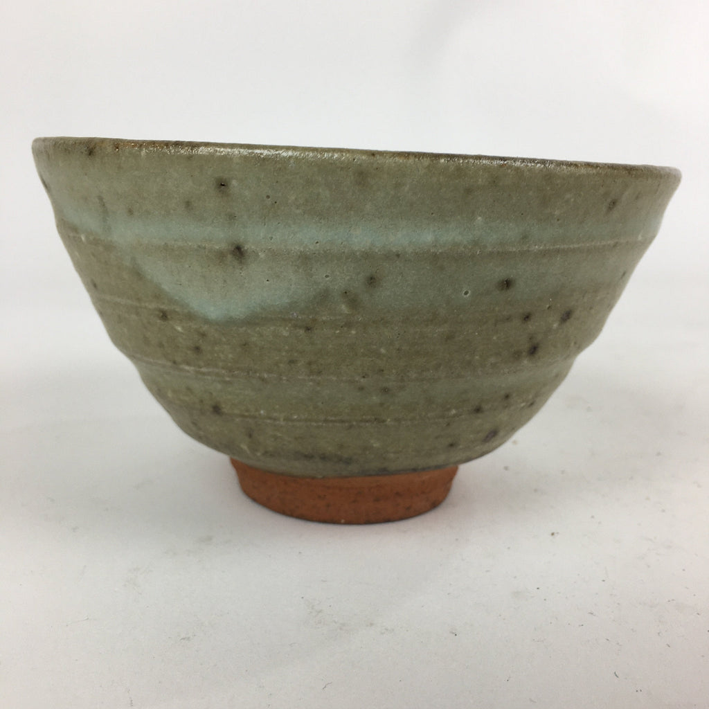 Japanese Ceramic Tea Ceremony Bowl Matcha Chawan Vtg Brown Pottery Sado GTB813