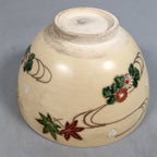 Japanese Ceramic Tea Ceremony Bowl Matcha Chawan Vtg Pottery Kyo ware GTB673