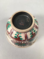Japanese Ceramic Tea Ceremony Bowl Matcha Chawan Vtg Pottery Kyo ware GTB683