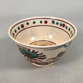 Japanese Ceramic Tea Ceremony Bowl Matcha Chawan Vtg Pottery Kyo ware GTB683