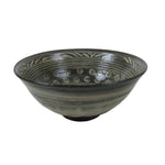 Japanese Ceramic Tea Ceremony Bowl Summer Chawan Brown Pottery Box PX767