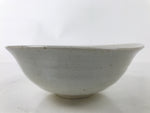 Japanese Ceramic Tea Ceremony Bowl Summer Chawan White Blue Floral Box PX768