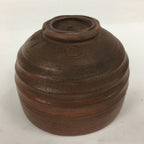 Japanese Ceramic Tea Ceremony Bowl Vtg Brown Stripes Matcha Matcha Chawan GTB77