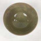 Japanese Ceramic Tea Ceremony Bowl Vtg Chawan Brown Pottery Sado Pottery GTB824