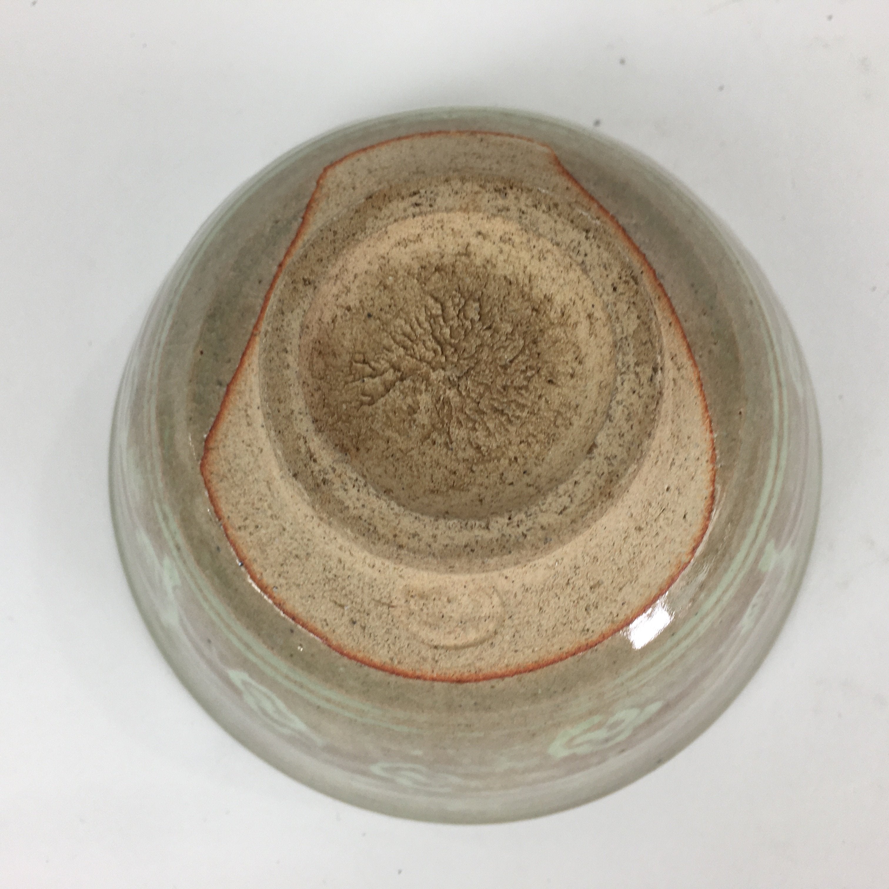 Japanese Ceramic Tea Ceremony Bowl Vtg Chawan Brown Pottery Sado Pottery GTB824