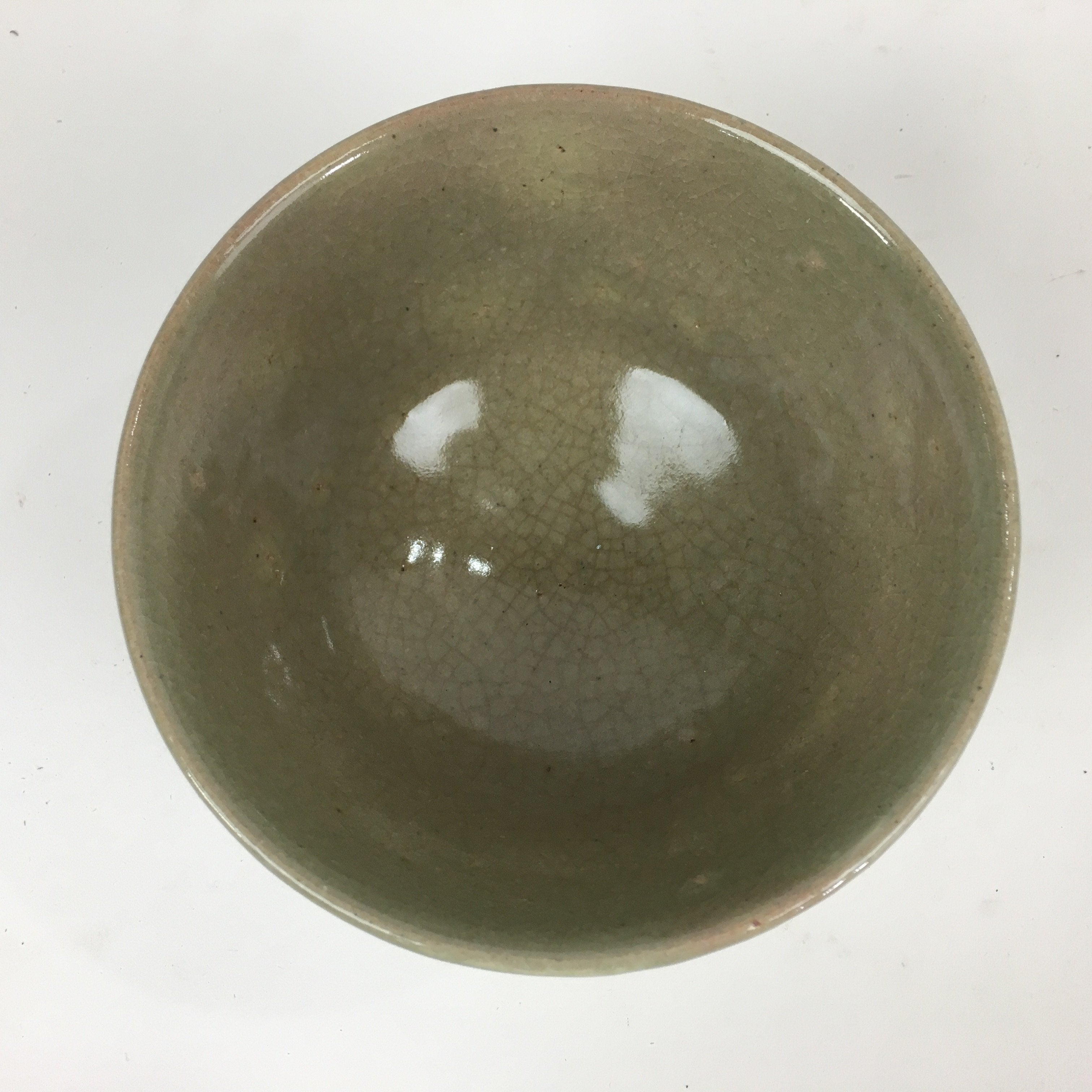 Japanese Ceramic Tea Ceremony Bowl Vtg Chawan Brown Pottery Sado Pottery GTB825