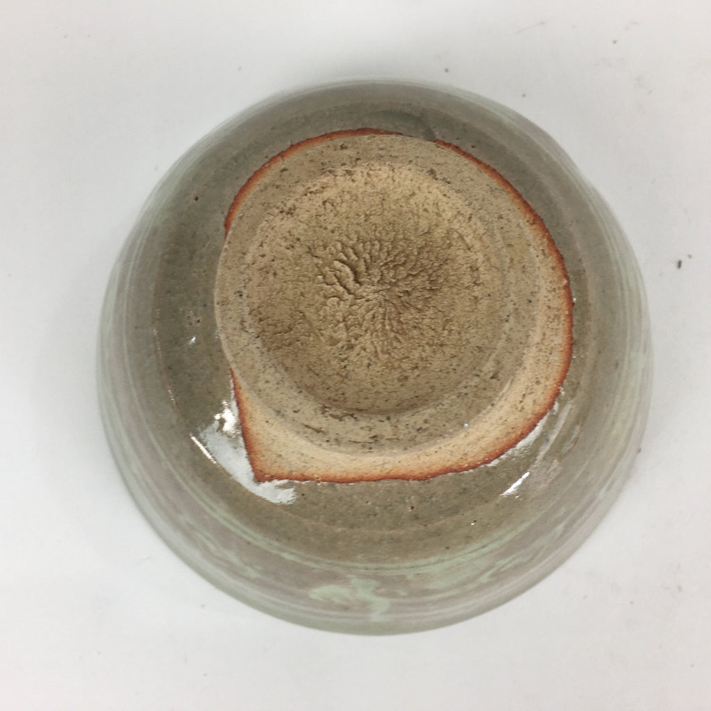 Japanese Ceramic Tea Ceremony Bowl Vtg Chawan Brown Pottery Sado Pottery GTB825