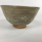 Japanese Ceramic Tea Ceremony Bowl Vtg Chawan Brown Pottery Sado Pottery GTB826