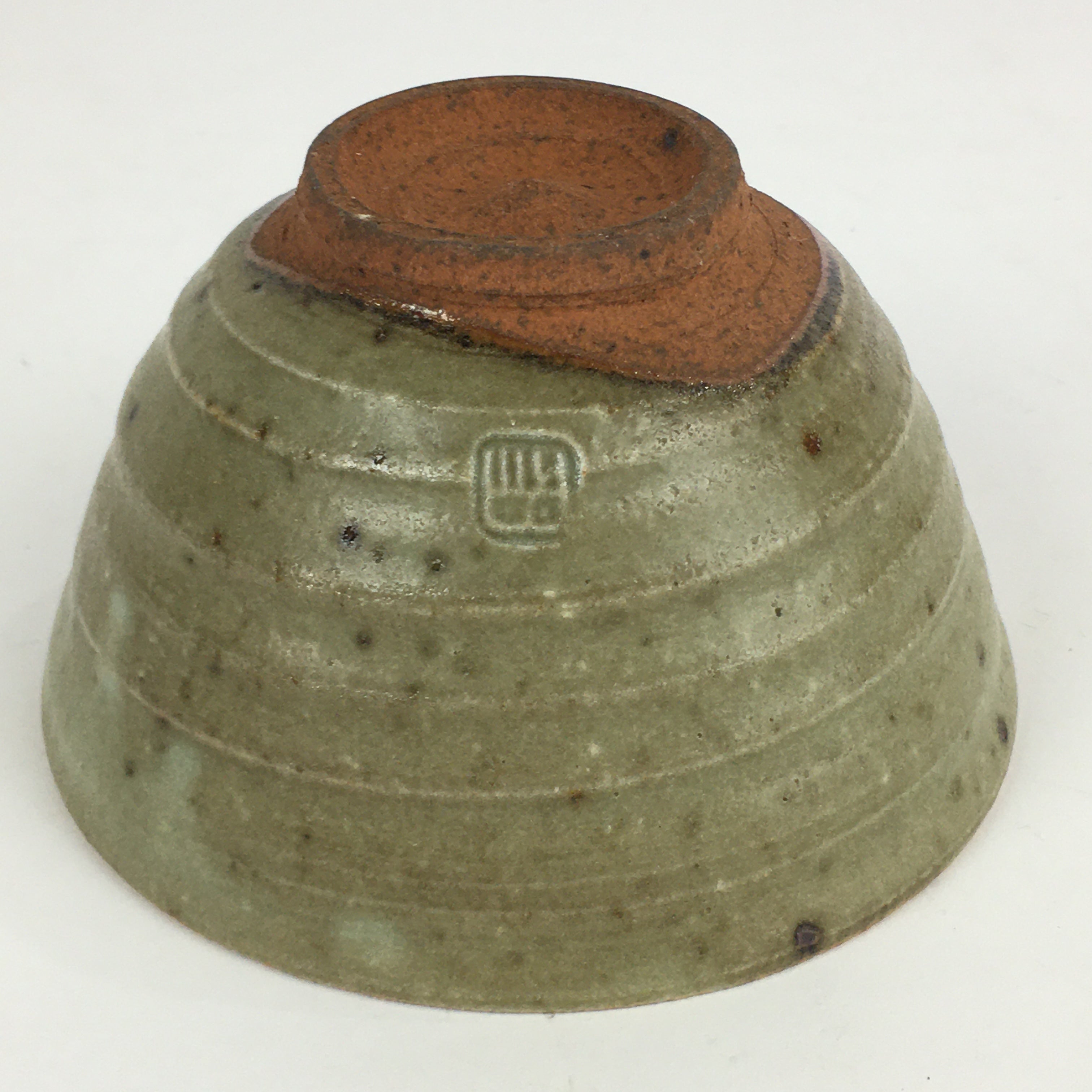 Japanese Ceramic Tea Ceremony Bowl Vtg Chawan Crane Pottery Matcha Chawan GTB910