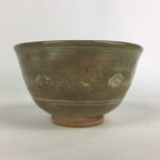 Japanese Ceramic Tea Ceremony Bowl Vtg Chawan Crane Pottery Matcha Chawan GTB913