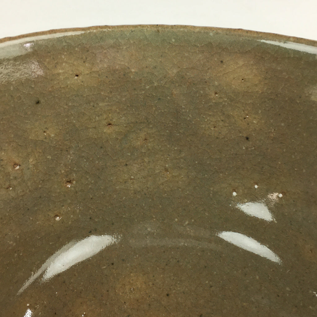 Japanese Ceramic Tea Ceremony Bowl Vtg Chawan Crane Pottery Matcha Chawan GTB913