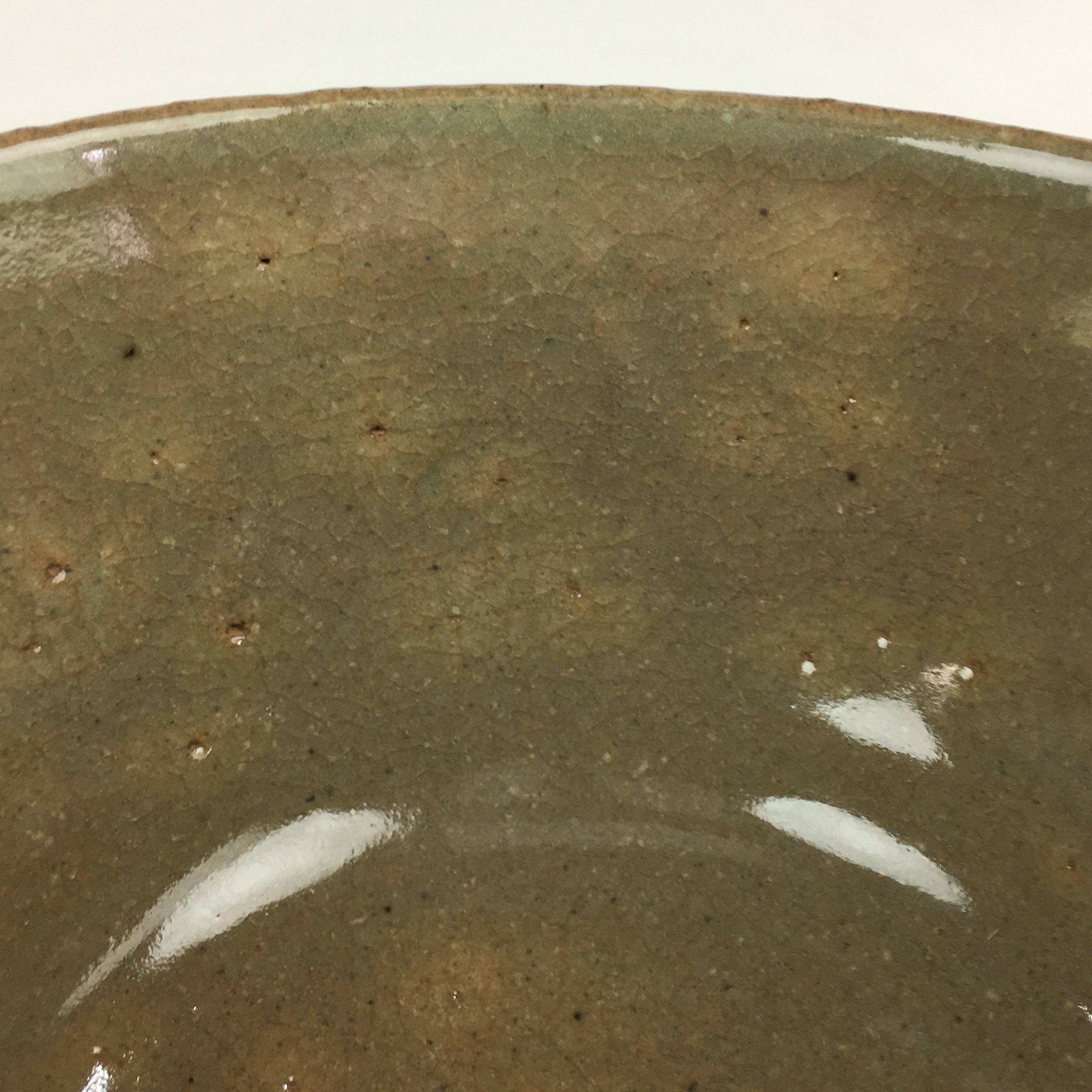Japanese Ceramic Tea Ceremony Bowl Vtg Chawan Crane Pottery Matcha Chawan GTB913