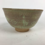 Japanese Ceramic Tea Ceremony Bowl Vtg Matcha Chawan Brown Pottery Sado GTB793