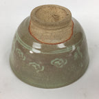Japanese Ceramic Tea Ceremony Bowl Vtg Matcha Chawan Brown Pottery Sado GTB798