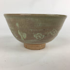 Japanese Ceramic Tea Ceremony Bowl Vtg Matcha Chawan Brown Pottery Sado GTB820