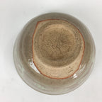 Japanese Ceramic Tea Ceremony Bowl Vtg Matcha Chawan Brown Pottery Sado GTB820