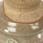 Japanese Ceramic Tea Ceremony Bowl Vtg Matcha Chawan Brown Pottery Sado GTB820