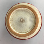 Japanese Ceramic Tea Ceremony Bowl Vtg Pottery Akae Matcha Chawan Red GTB523