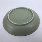 Japanese Ceramic Teacup Saucer Small Plate Meimeizara Vtg Matte Light Green Y61