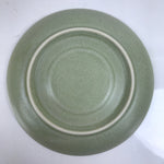 Japanese Ceramic Teacup Saucer Small Plate Meimeizara Vtg Matte Light Green Y61