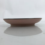 Japanese Ceramic Teacup Saucer Small Plate Meimeizara Vtg Matte Speckle Pink Y65