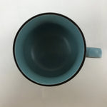 Japanese Ceramic Teacup Vtg Small Mug Sencha Yunomi Matte Light Blue TC431