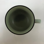 Japanese Ceramic Teacup Vtg Small Mug Sencha Yunomi Matte Light Green TC430