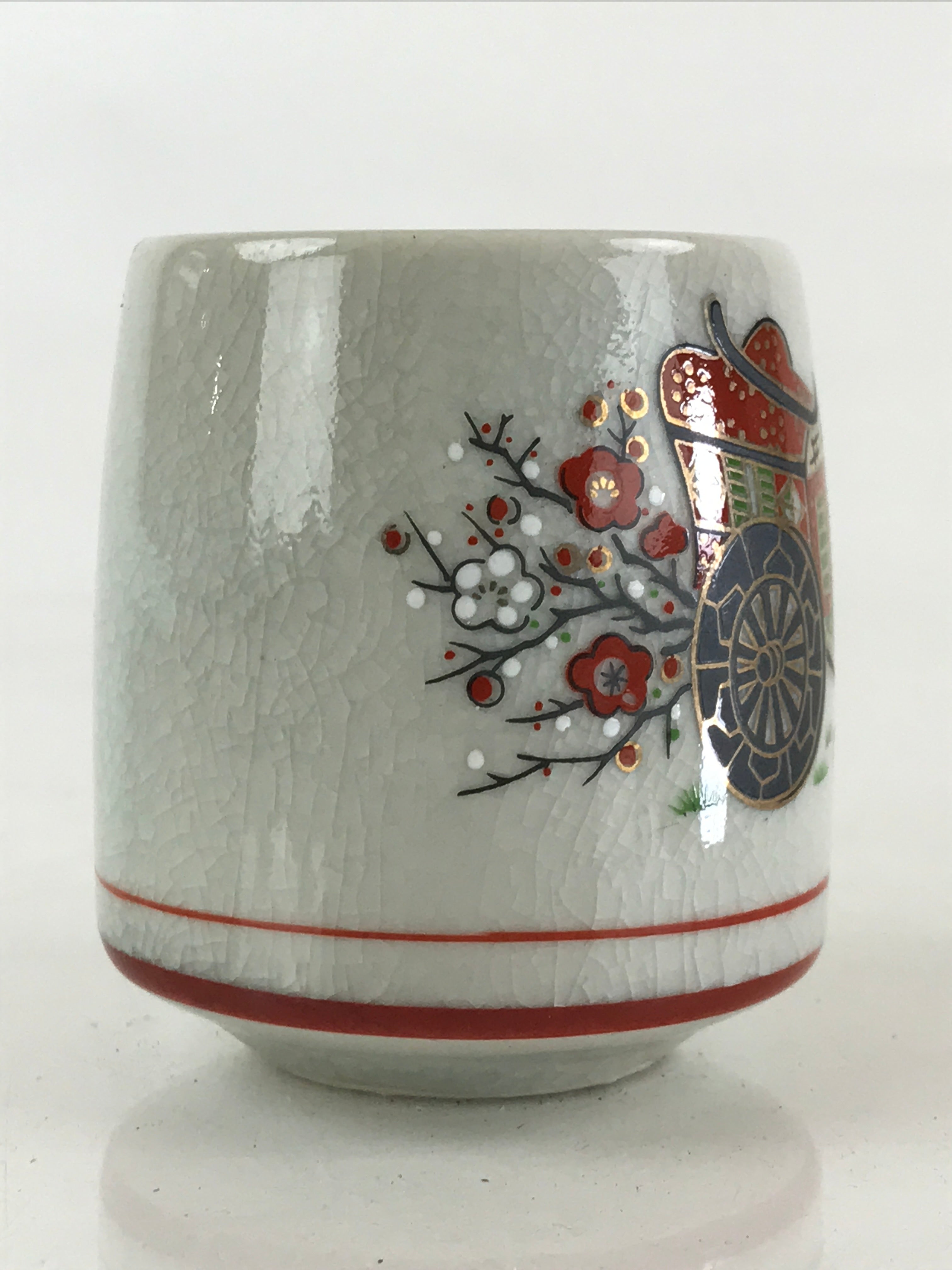 Japanese Ceramic Teacup Yunomi Heian period Illustration Sencha Green Tea TC332