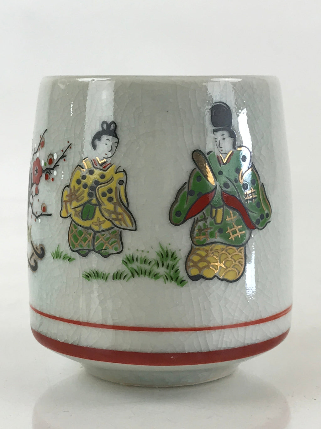 Japanese Ceramic Teacup Yunomi Heian period Illustration Sencha Green Tea TC335