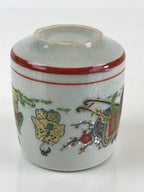 Japanese Ceramic Teacup Yunomi Heian period Illustration Sencha Green Tea TC335