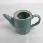 Japanese Ceramic Teapot Vtg Watering Can Flower Pot Blue Pottery Yakimono Y60