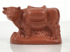 Japanese Ceramic Tokoname Cow Toothpick Holder Youjitate Zodiac Figurine Y536