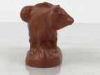 Japanese Ceramic Tokoname Cow Toothpick Holder Youjitate Zodiac Figurine Y536