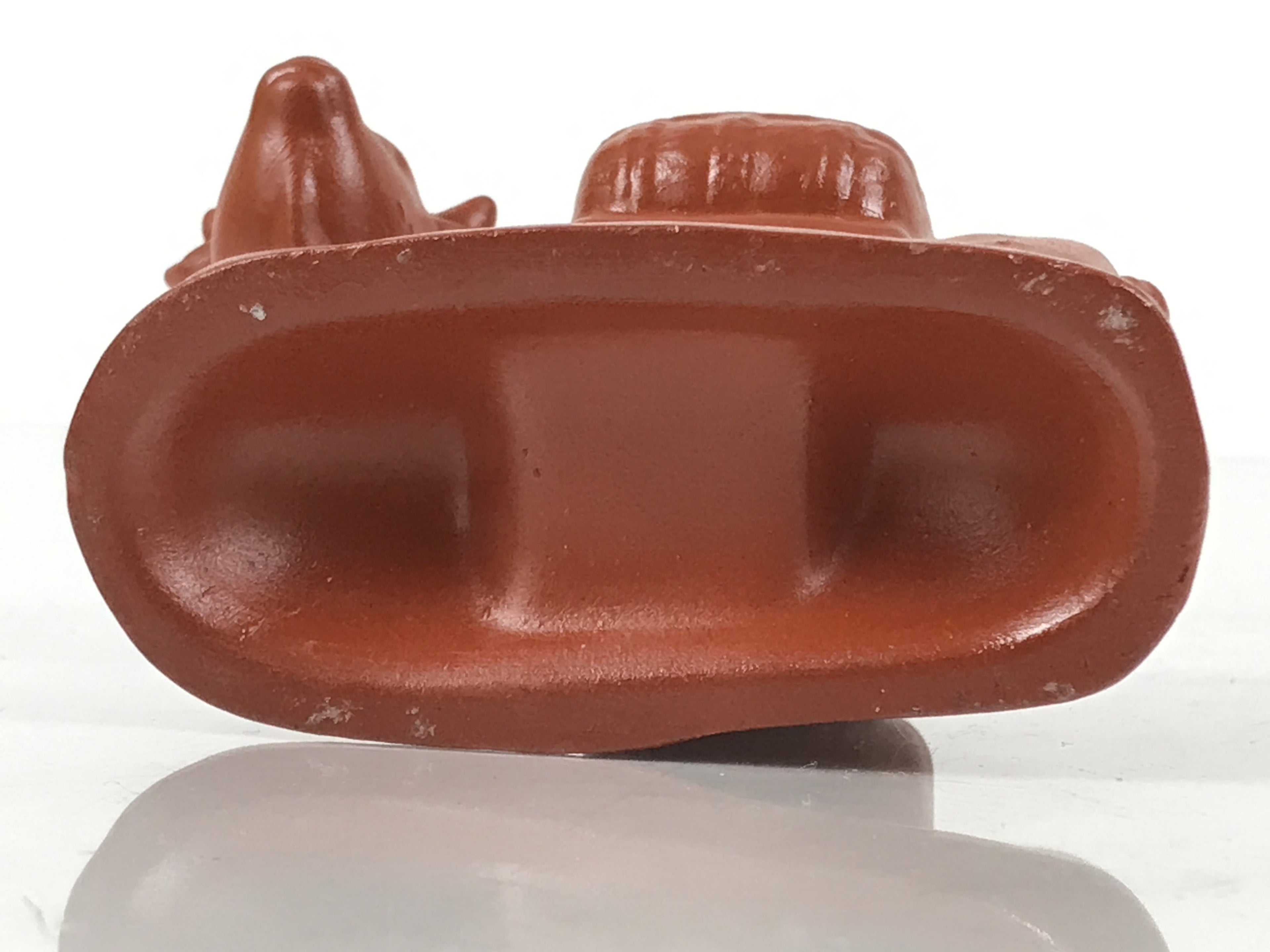 Japanese Ceramic Tokoname Cow Toothpick Holder Youjitate Zodiac Figurine Y536
