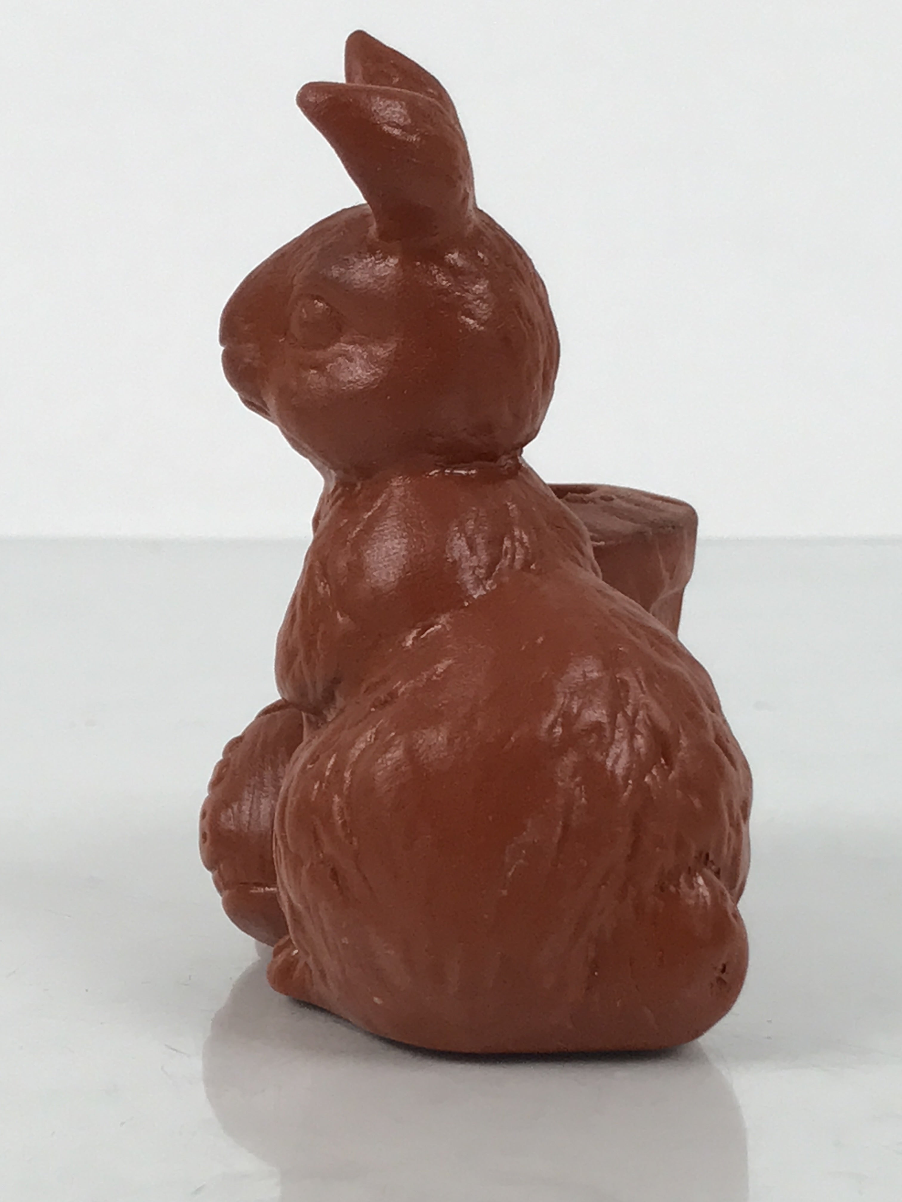 Japanese Ceramic Tokoname Rabbit Toothpick Holder Youjitate Zodiac Figurine Y537