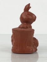 Japanese Ceramic Tokoname Rabbit Toothpick Holder Youjitate Zodiac Figurine Y537