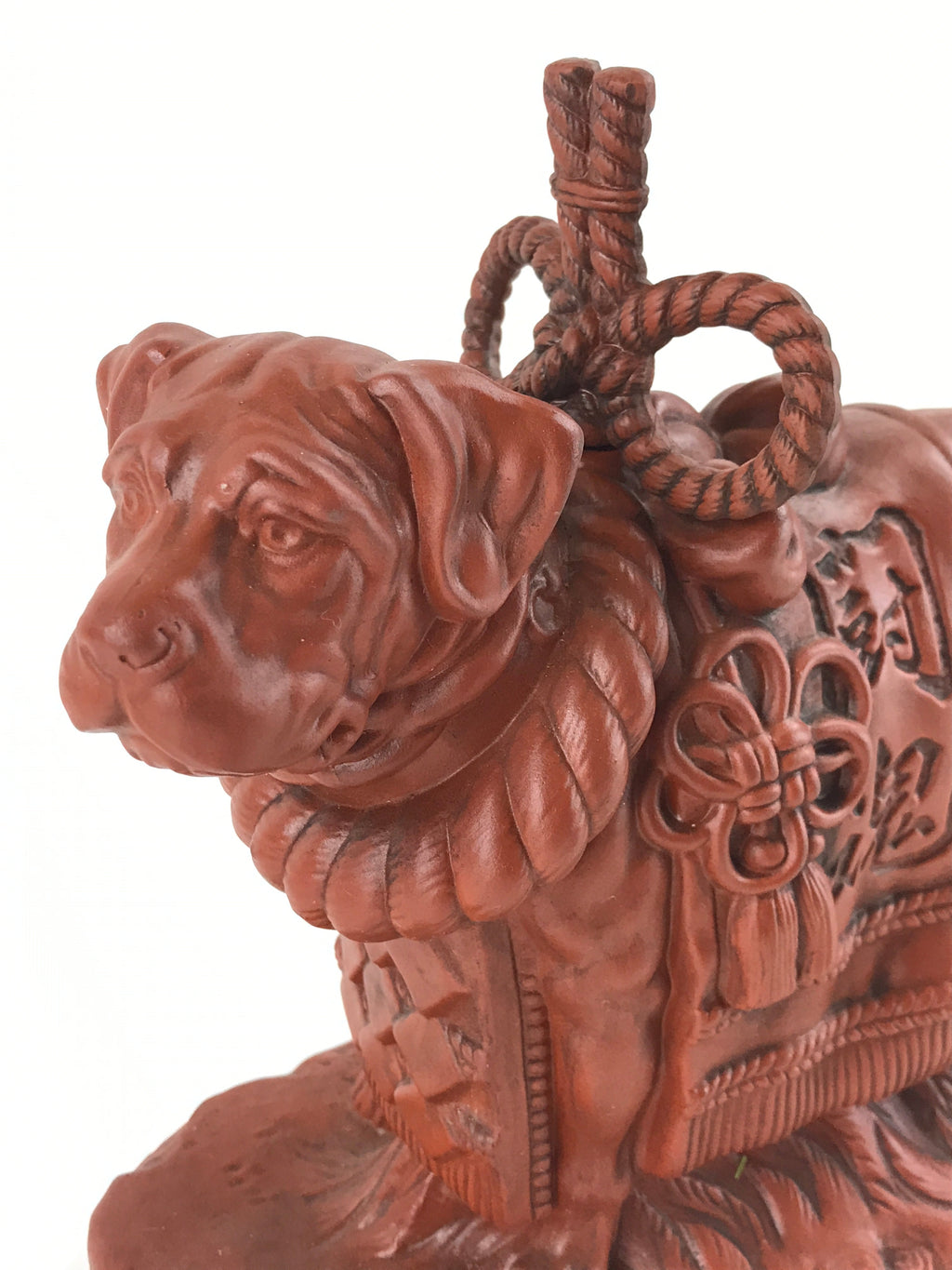 Japanese Ceramic Tokoname ware Zodiac Decoration Vtg Dog Figurine BD909