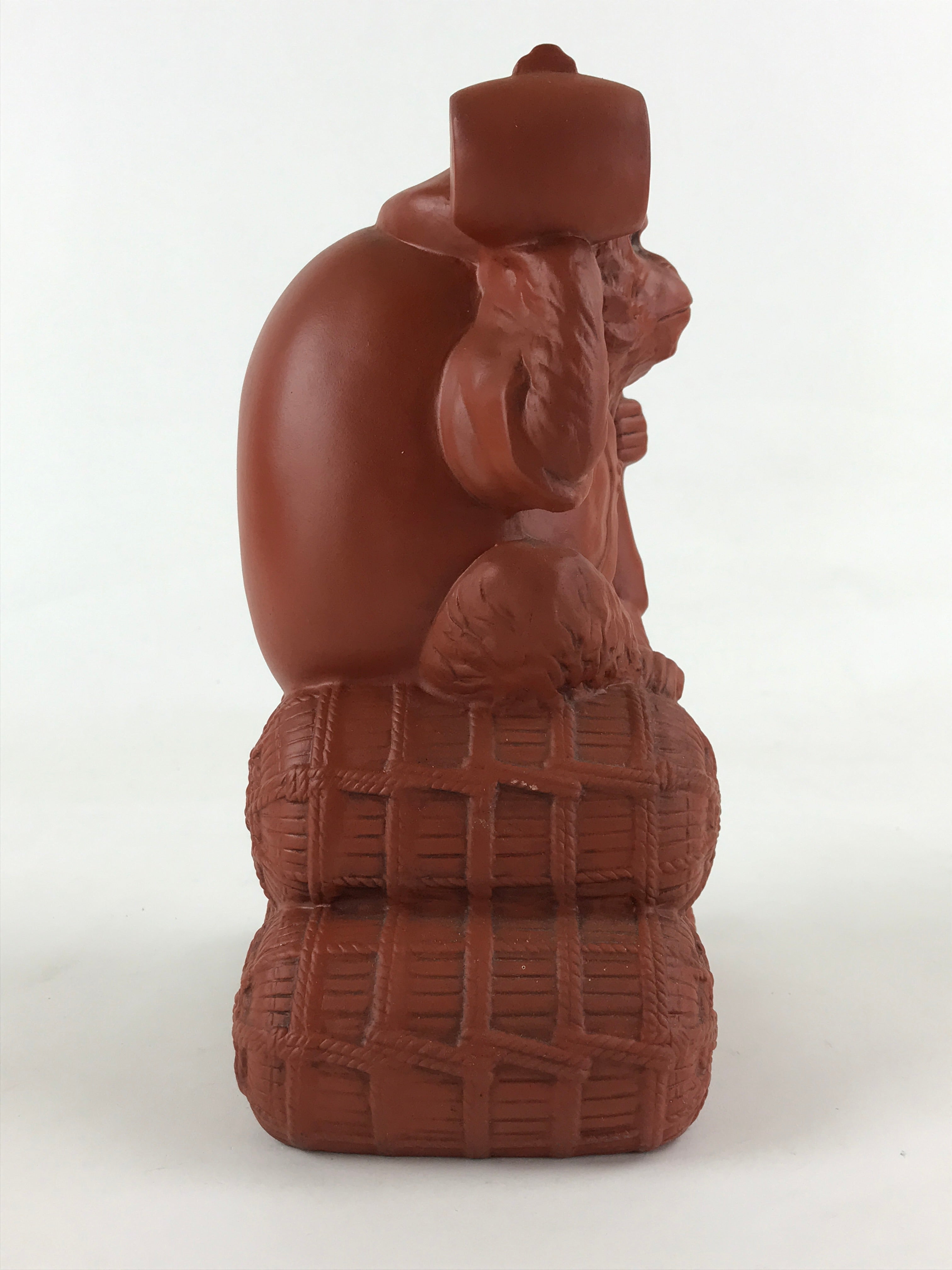 Japanese Ceramic Tokoname ware Zodiac Decoration Vtg Monkey Figurine BD910