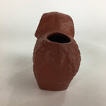 Japanese Ceramic Tooth Pick Stand Figurine Vtg Pottery Red Clay Sheep KF565