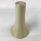 Japanese Ceramic Vase Kabin Vtg Ikebana Flower Arrangement Funnel Beige FK92