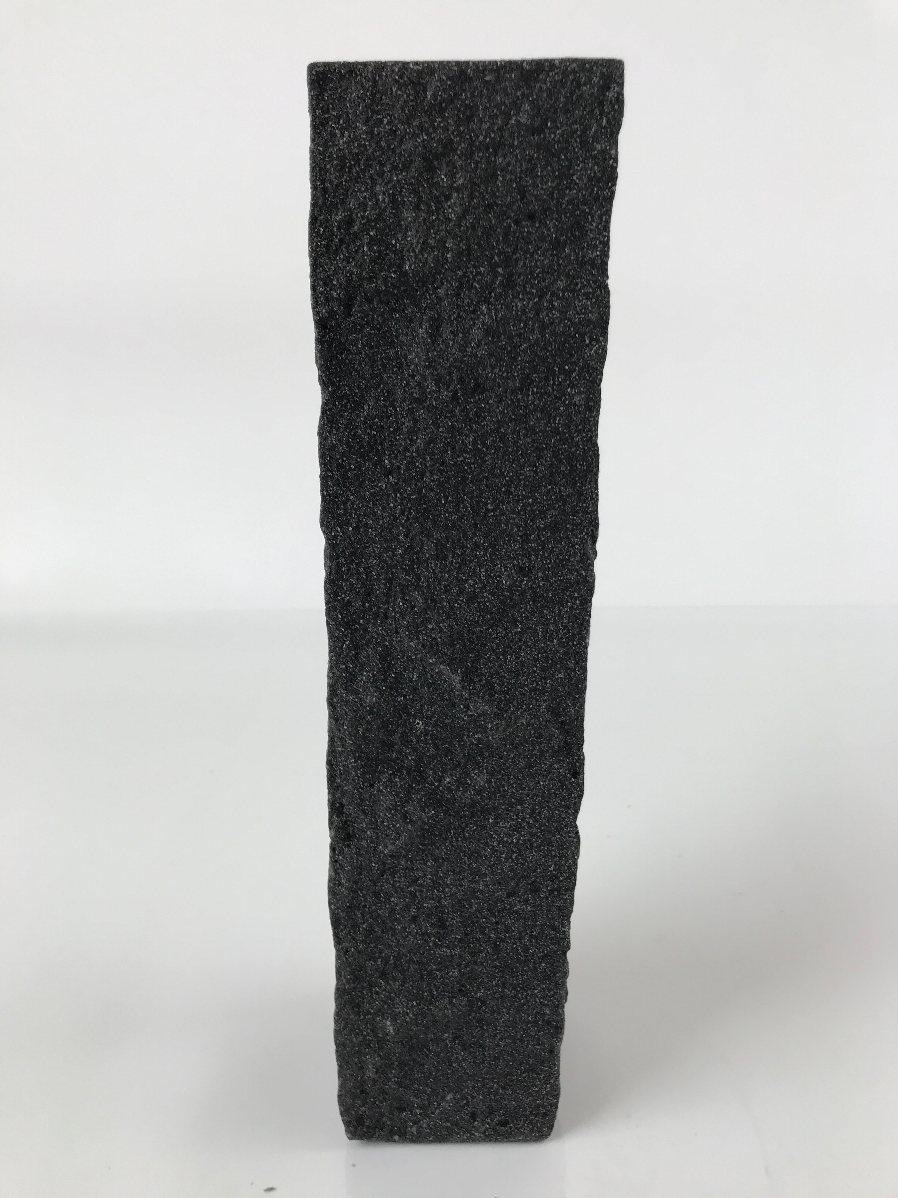 Japanese Ceramic Vase Kabin Vtg Ikebana Flower Arrangement Stone Gray FK94