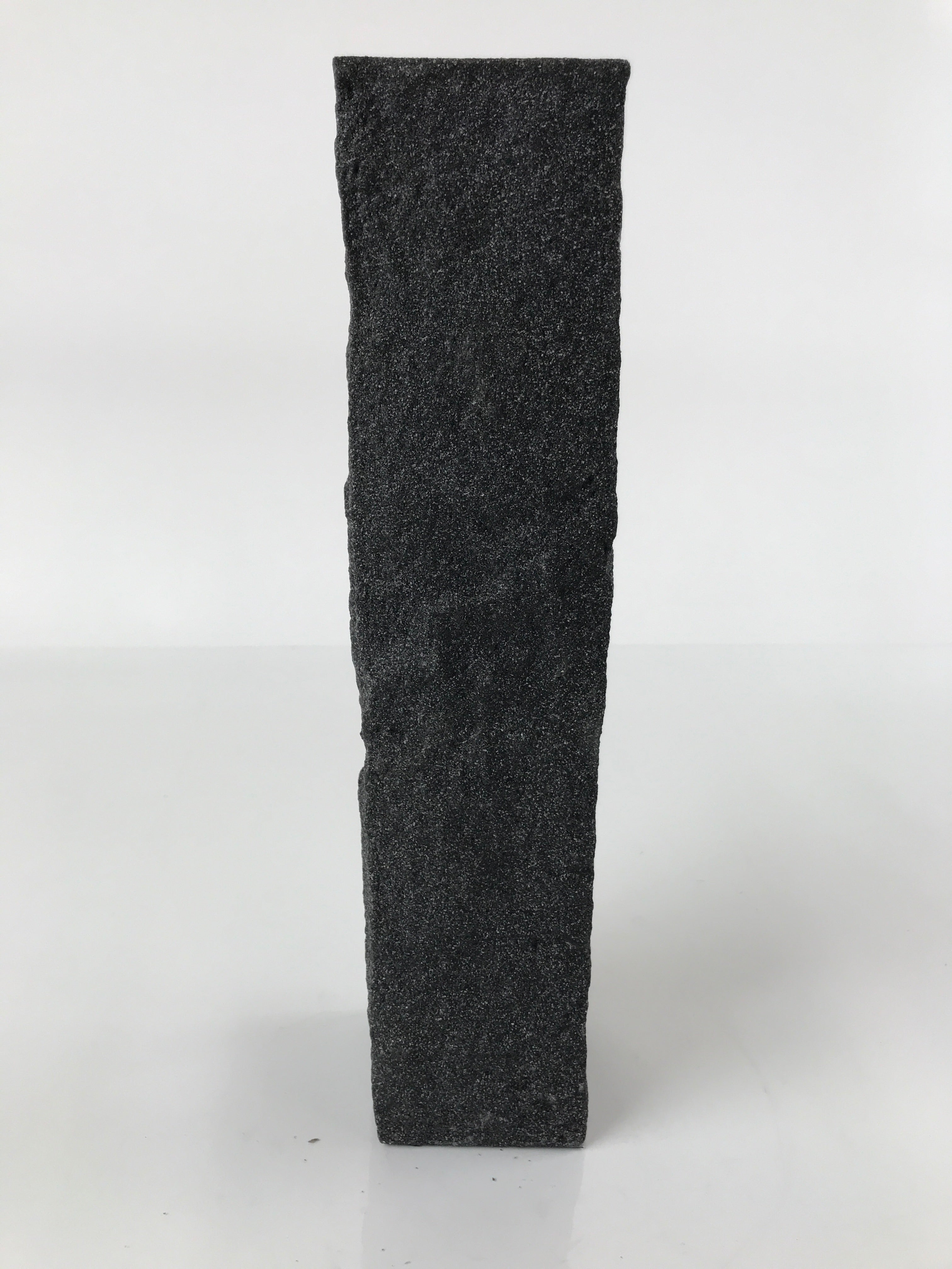 Japanese Ceramic Vase Kabin Vtg Ikebana Flower Arrangement Stone Gray FK94
