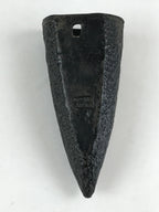 Japanese Ceramic Wall Hanging Single Flower Vase Vtg Kabin Flowers Black MFV76