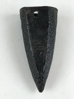 Japanese Ceramic Wall Hanging Single Flower Vase Vtg Kabin Flowers Black MFV76