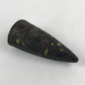 Japanese Ceramic Wall Hanging Single Flower Vase Vtg Kabin Flowers Black MFV76