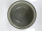Japanese Ceramic Waste Water Bowl Kensui Vtg Egaratsu Tea Ceremony Gray CHB106