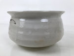 Japanese Ceramic Waste Water Bowl Kensui Vtg Shino Ware Tea Ceremony CHB111