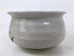 Japanese Ceramic Waste Water Bowl Kensui Vtg Shino Ware Tea Ceremony CHB111
