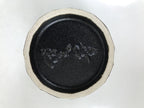 Japanese Ceramic Yunomi Teacup Simple Pottery Vtg Black Sencha Yakimono TC584
