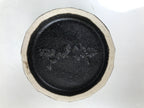 Japanese Ceramic Yunomi Teacup Simple Pottery Vtg Black Sencha Yakimono TC586